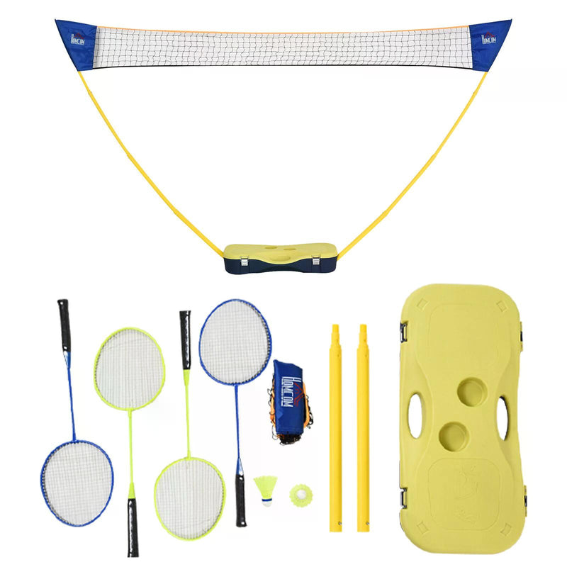 Portable Badminton Net Set for Adults Kids with Foldable Design for Indoor Outdoor, Beach, Backyard