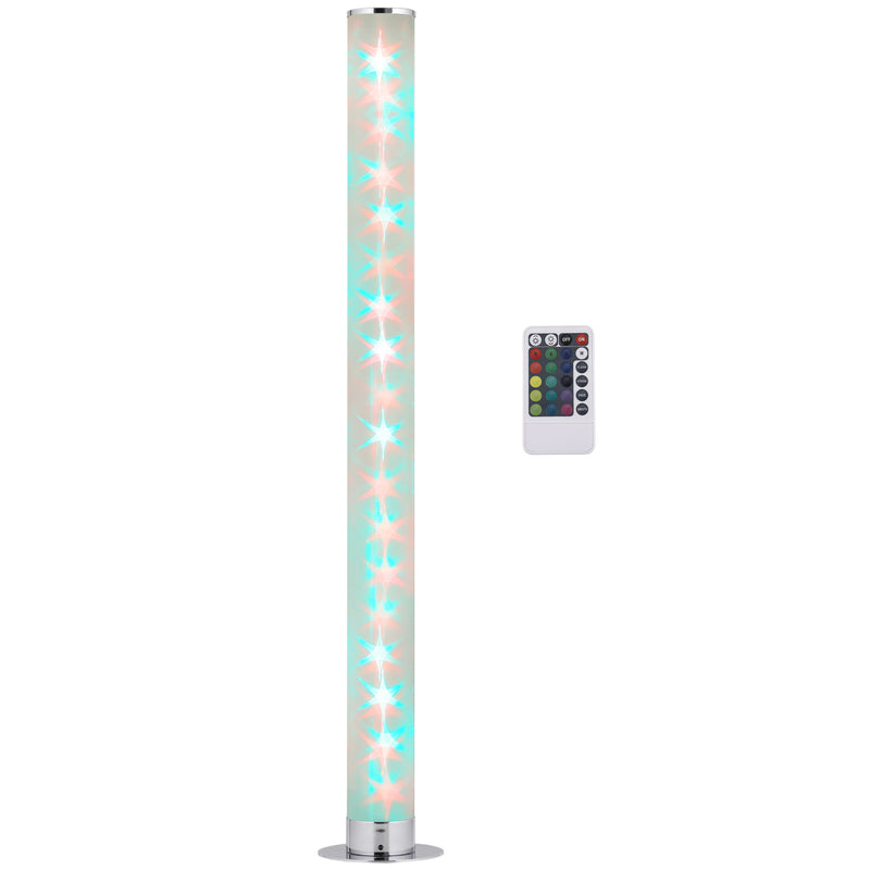 RGB Floor Lamps, Dimmable Corner Lamp with Remote Control & 16 Colours Effects, LED Modern Mood Lighting for Living Room Bedroom Gaming Room