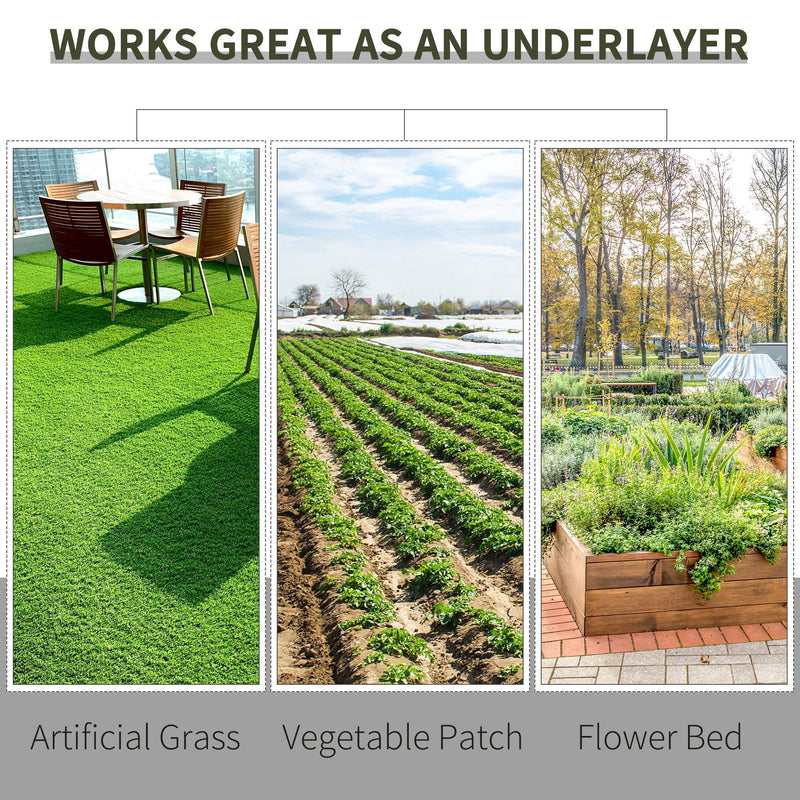 2x50m Gardener Premium Weed Barrier Landscape Fabric Durable & Heavy-Duty Weed Block Gardening Mat, Easy Setup & Superior Weed Control