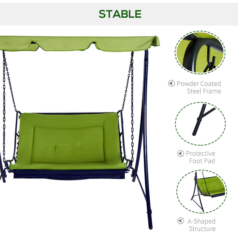 Swing Chair Hammock Seat-Green