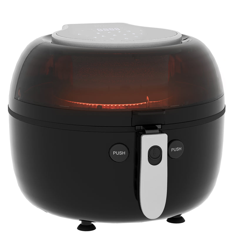 7L Digital Air Fryer Oven with Air Fry, Roast, Broil, Bake, Dehydrate, 7 Presets, Rapid Air Circulation, 60-Minute Timer and Non-stick Basket