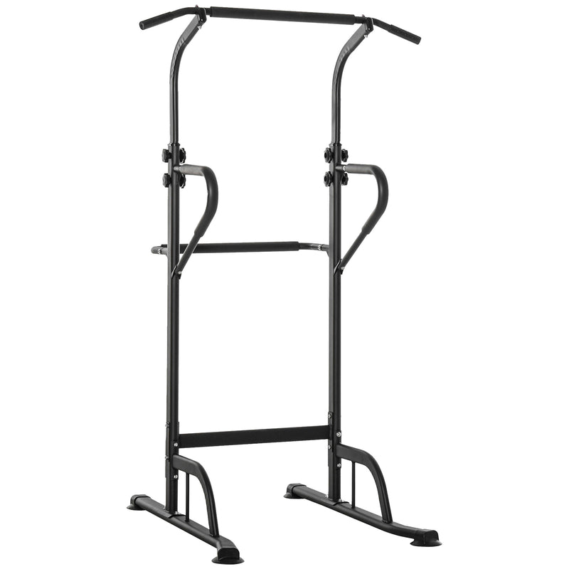 Pull Up Bar Multi-Function Height Adjustable Power Tower Dip Station Equipment