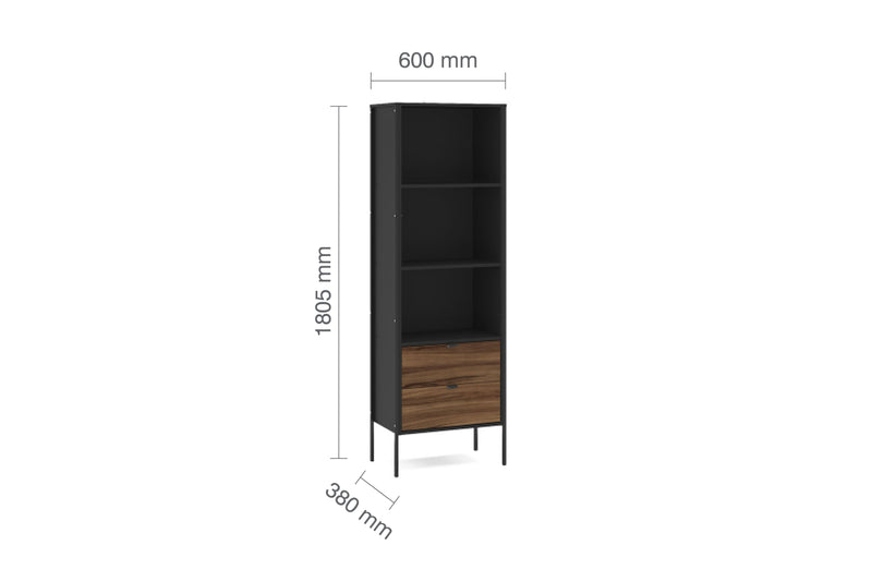 Opus 2 Drawer Bookcase