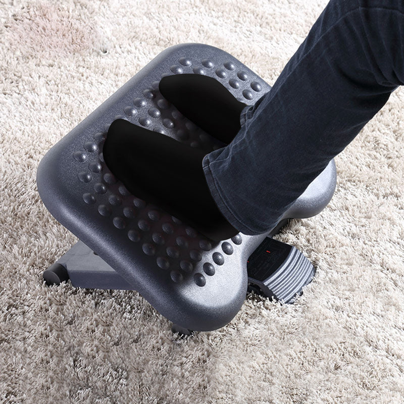 Footrest Adjustable Height & Angle Tilting Platform Home Office Foot Rest