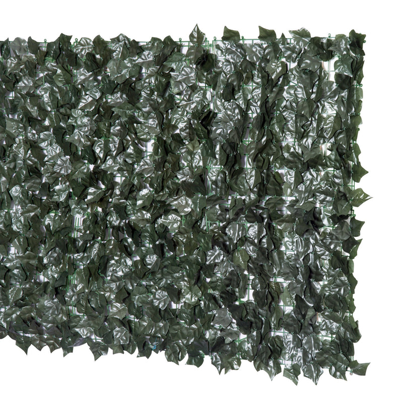 Artificial Leaf Screen Panel, 2.4x1 m-Dark Green