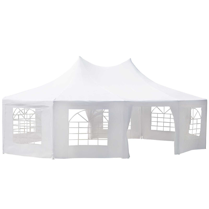 8.9x6.5 m Waterproof Marquee Canopy-White