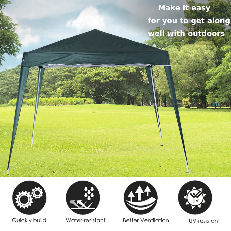 Pop-Up Tent, 3Lx3Wx2.4H m-Green