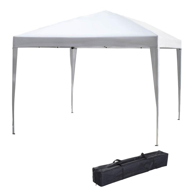 3 x 3 meter Garden Heavy Duty Pop Up Gazebo Marquee Party Tent Folding Wedding Canopy-White