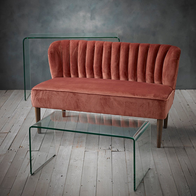 Bella 2 Seater Sofa Vintage Pink - Bedzy Limited Cheap affordable beds united kingdom england bedroom furniture