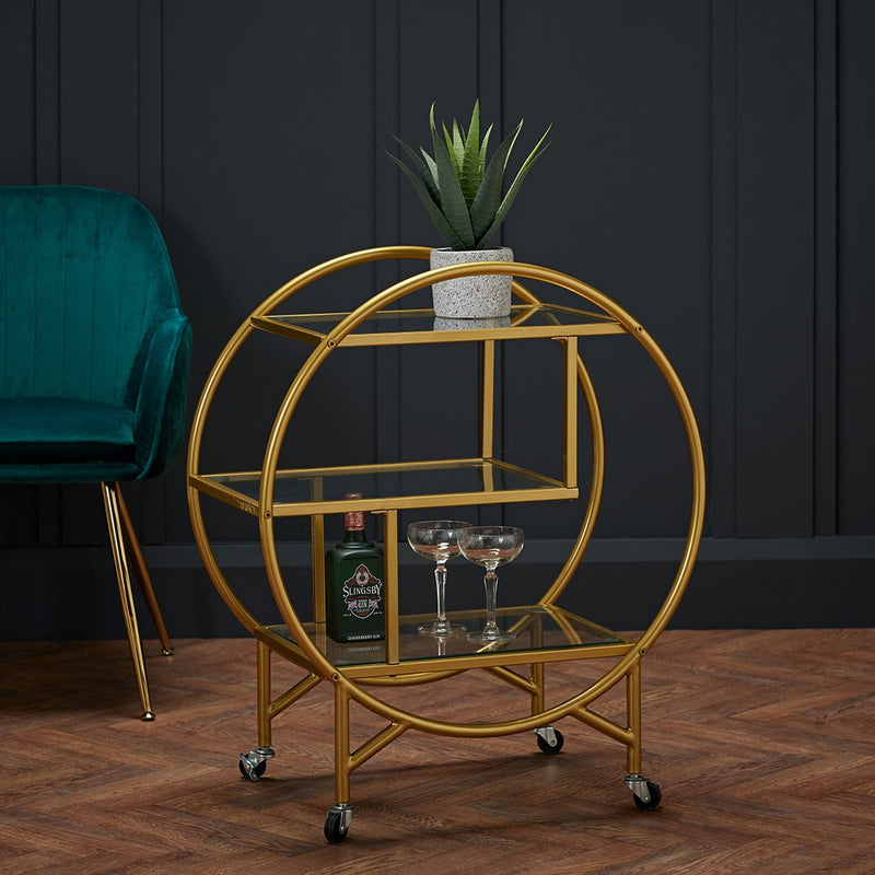 Dixie Drinks Trolley - Bedzy UK modern and affordable home furniture England