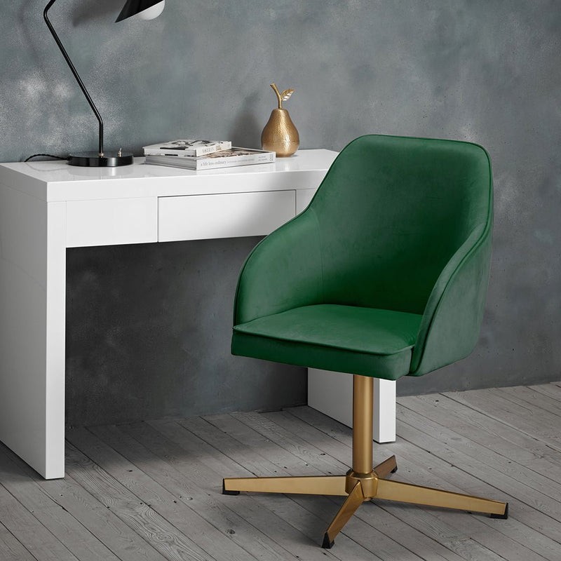 Felix Office Chair Green - Bedzy UK modern and affordable home furniture England