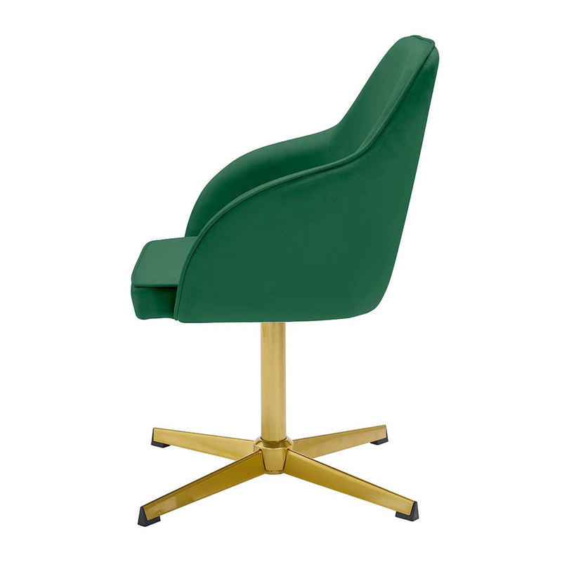 Felix Office Chair Green - Bedzy UK modern and affordable home furniture England