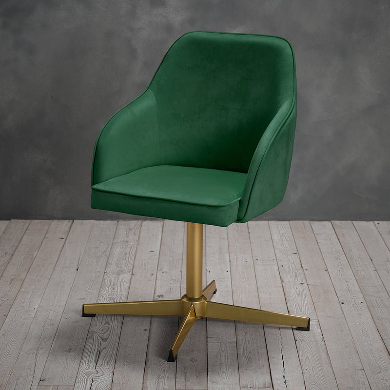 Felix Office Chair Green - Bedzy UK modern and affordable home furniture England