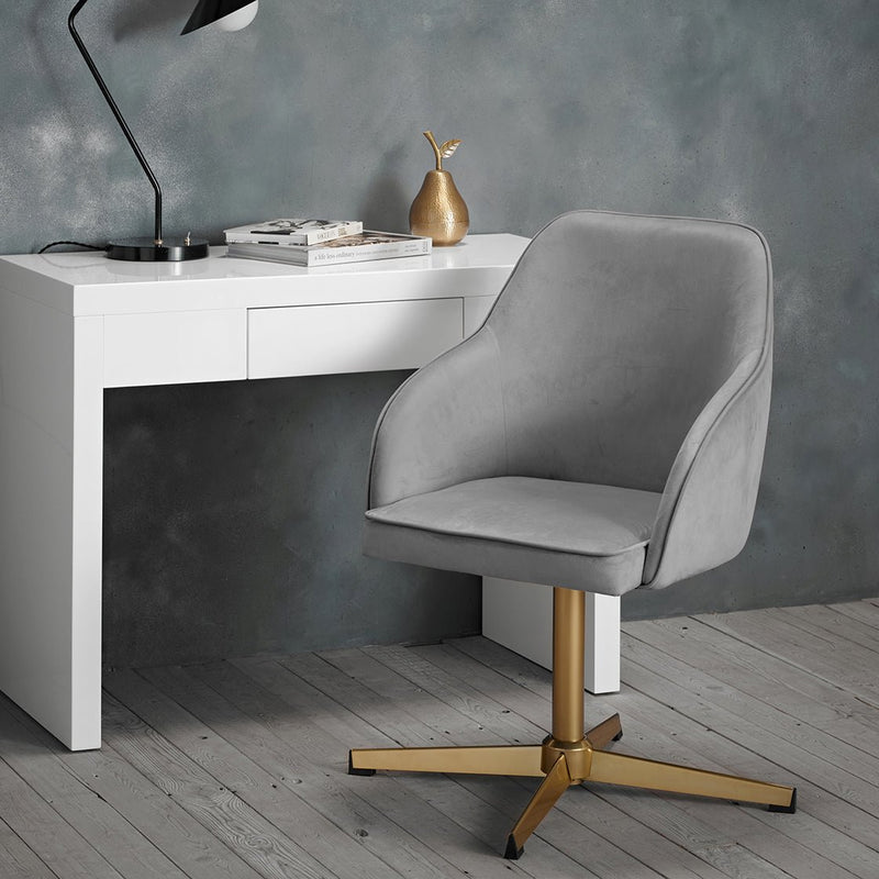 Felix Office Chair Grey - Bedzy UK modern and affordable home furniture England