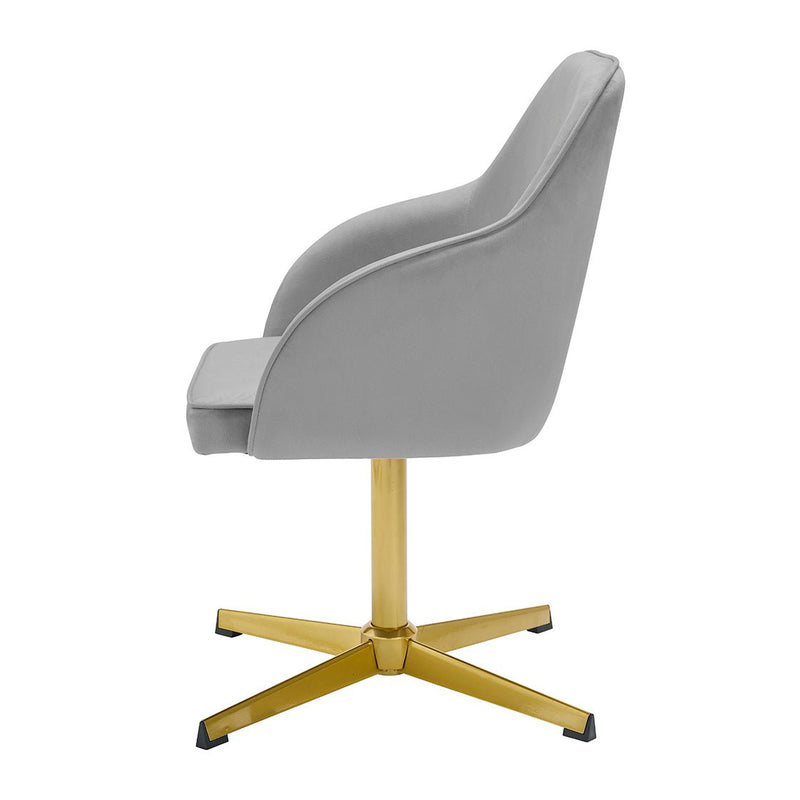 Felix Office Chair Grey - Bedzy UK modern and affordable home furniture England