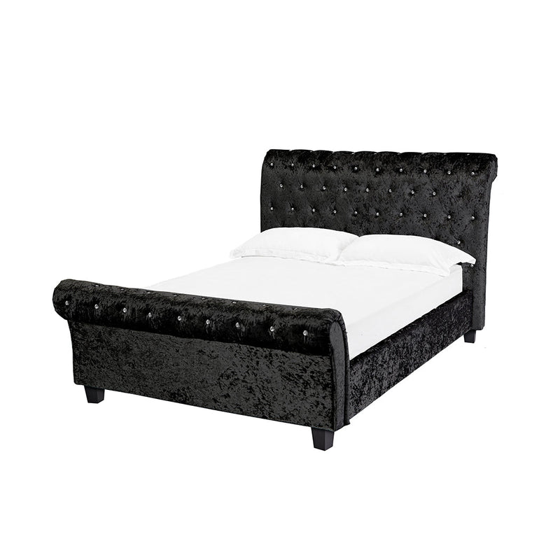 Isabella 5.0 King Bed Black - Bedzy Limited Cheap affordable beds united kingdom england bedroom furniture