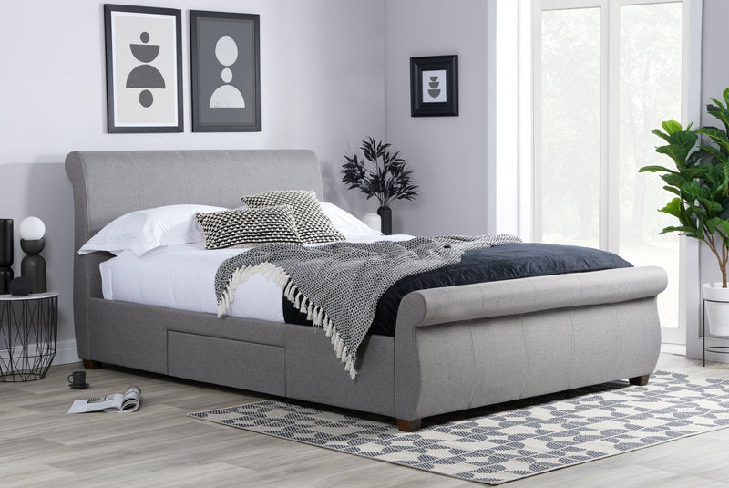 Lancaster King Bed - Bedzy Limited Cheap affordable beds united kingdom england bedroom furniture