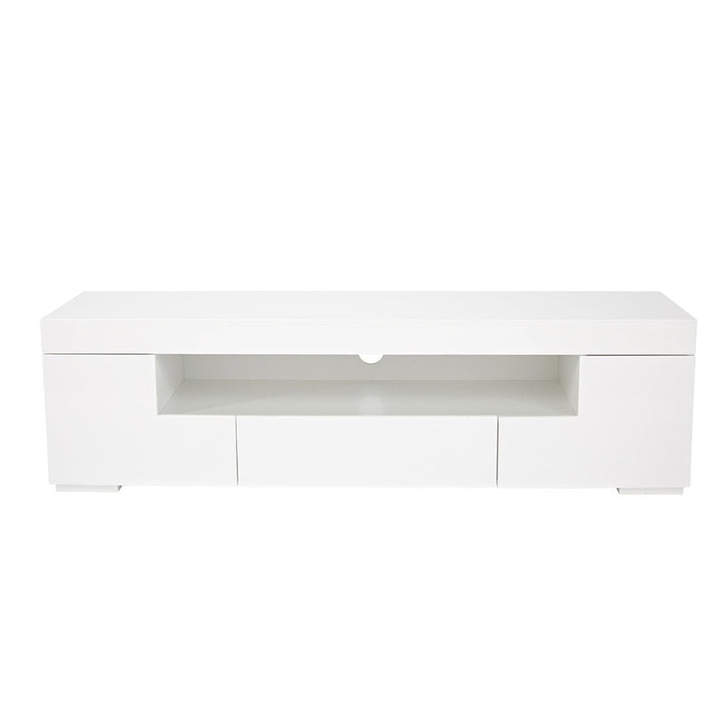 Milano Media Unit White - Bedzy Limited Cheap affordable beds united kingdom england bedroom furniture