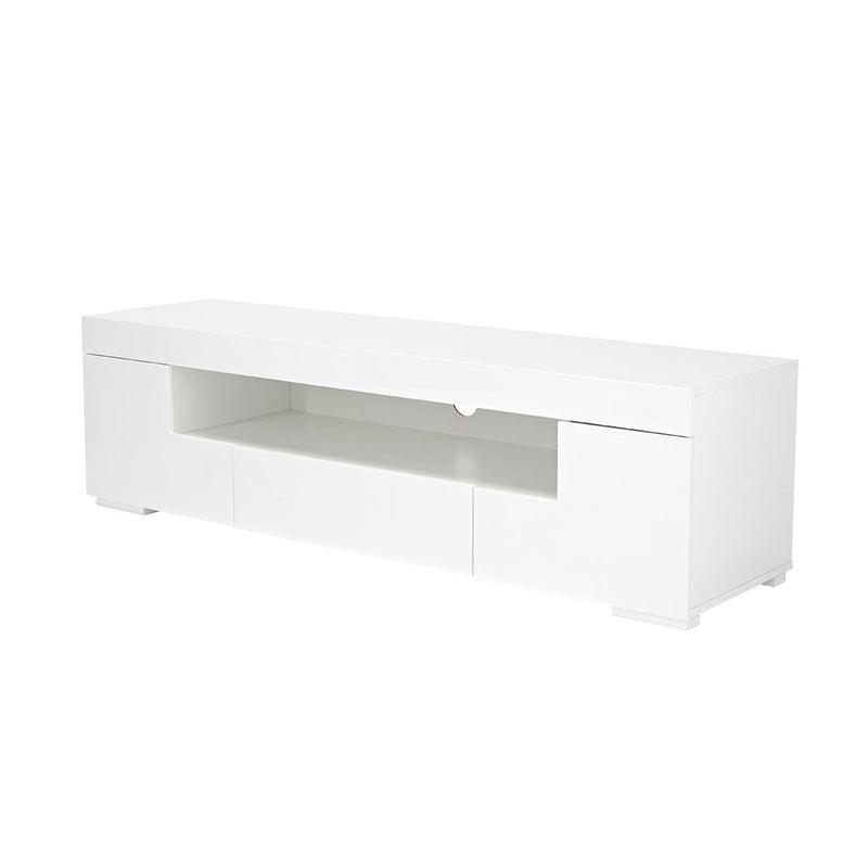 Milano Media Unit White - Bedzy Limited Cheap affordable beds united kingdom england bedroom furniture