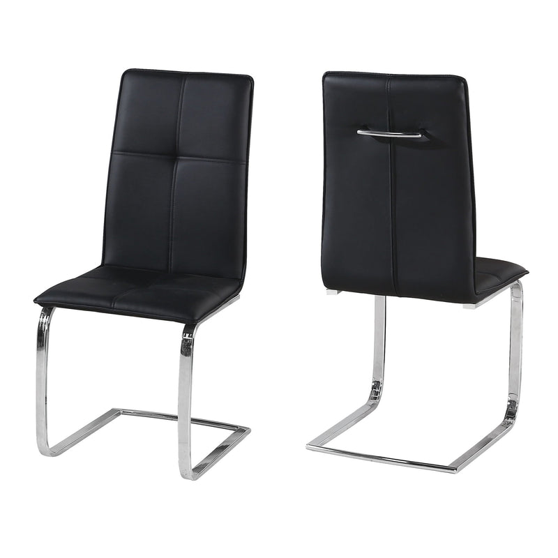 Opus Chair Black (Pack of 2) - Bedzy UK modern and affordable home furniture England