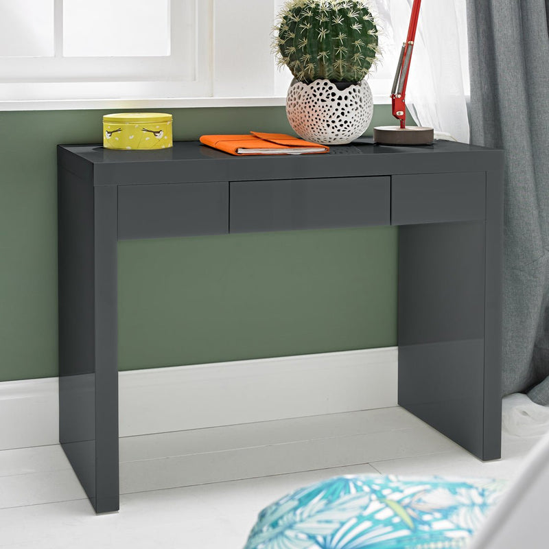 Puro Dressing Table Charcoal - Bedzy Limited Cheap affordable beds united kingdom england bedroom furniture
