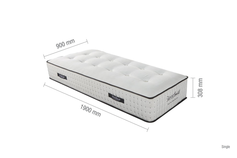 Sleepsoul Harmony Single Mattress - Bedzy Limited Cheap affordable beds united kingdom england bedroom furniture