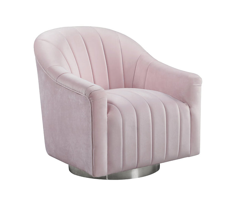 Tiffany Swivel Chair Pink - Bedzy Limited Cheap affordable beds united kingdom england bedroom furniture
