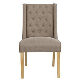 Verona Chair Beige (Pack of 2) - Bedzy UK modern and affordable home furniture England